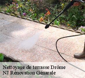 Nettoyage de terrasse 26 Drôme  NJ Rénovation Génarale