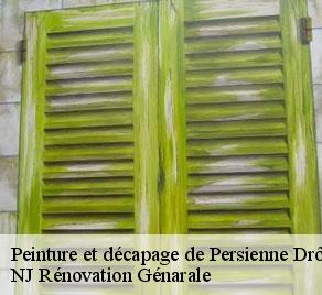 Peinture et décapage de Persienne 26 Drôme  NJ Rénovation Génarale