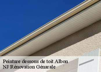 Peinture dessous de toit  albon-26140 NJ Rénovation Génarale