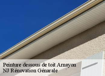 Peinture dessous de toit  arnayon-26470 NJ Rénovation Génarale