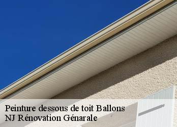 Peinture dessous de toit  ballons-26560 NJ Rénovation Génarale