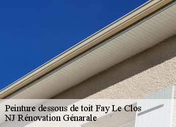 Peinture dessous de toit  fay-le-clos-26240 NJ Rénovation Génarale