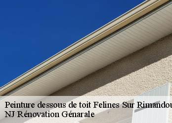 Peinture dessous de toit felines-sur-rimandoule-26160 NJ Rénovation Génarale