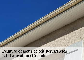 Peinture dessous de toit  ferrassieres-26570 NJ Rénovation Génarale