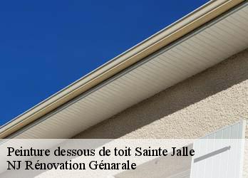 Peinture dessous de toit sainte-jalle-26110 NJ Rénovation Génarale