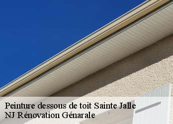 Peinture dessous de toit  sainte-jalle-26110 NJ Rénovation Génarale