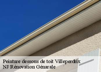 Peinture dessous de toit villeperdrix-26510 NJ Rénovation Génarale