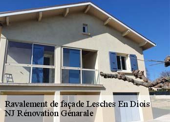 Ravalement de façade lesches-en-diois-26310 NJ Rénovation