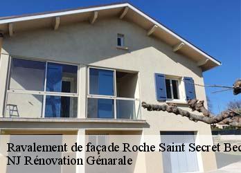 Ravalement de façade roche-saint-secret-beconne-26770 NJ Rénovation Génarale