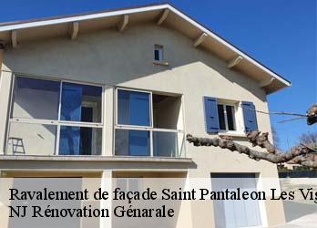 Ravalement de façade saint-pantaleon-les-vignes-26770 NJ Rénovation