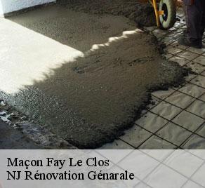 Maçon  fay-le-clos-26240 NJ Rénovation Génarale