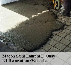 Maçon saint-laurent-d-onay-26350 NJ Rénovation Génarale