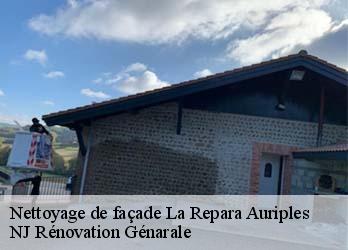 Nettoyage de façade  la-repara-auriples-26400 NJ Rénovation Génarale