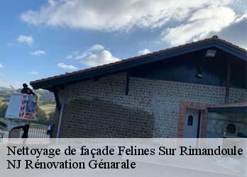 Nettoyage de façade  felines-sur-rimandoule-26160 NJ Rénovation Génarale