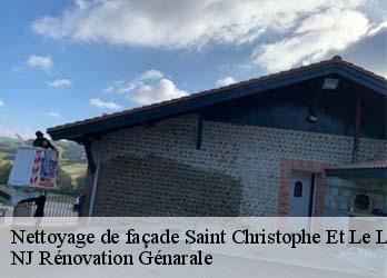 Nettoyage de façade  saint-christophe-et-le-laris-26350 NJ Rénovation Génarale