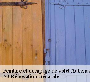 Peinture et décapage de volet  aubenasson-26340 NJ Rénovation Génarale