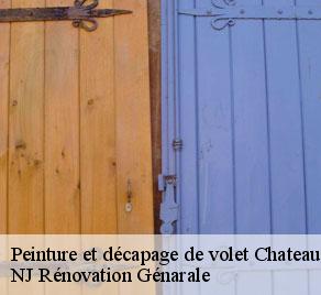 Peinture et décapage de volet  chateaudouble-26120 NJ Rénovation Génarale