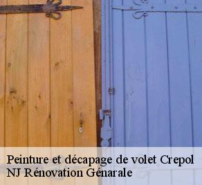 Peinture et décapage de volet  crepol-26350 NJ Rénovation Génarale