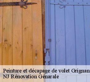 Peinture et décapage de volet grignan-26230 Schizzano peinture