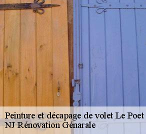 Peinture et décapage de volet le-poet-laval-26160 NJ Rénovation Génarale