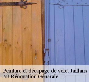 Peinture et décapage de volet  jaillans-26300 NJ Rénovation Génarale